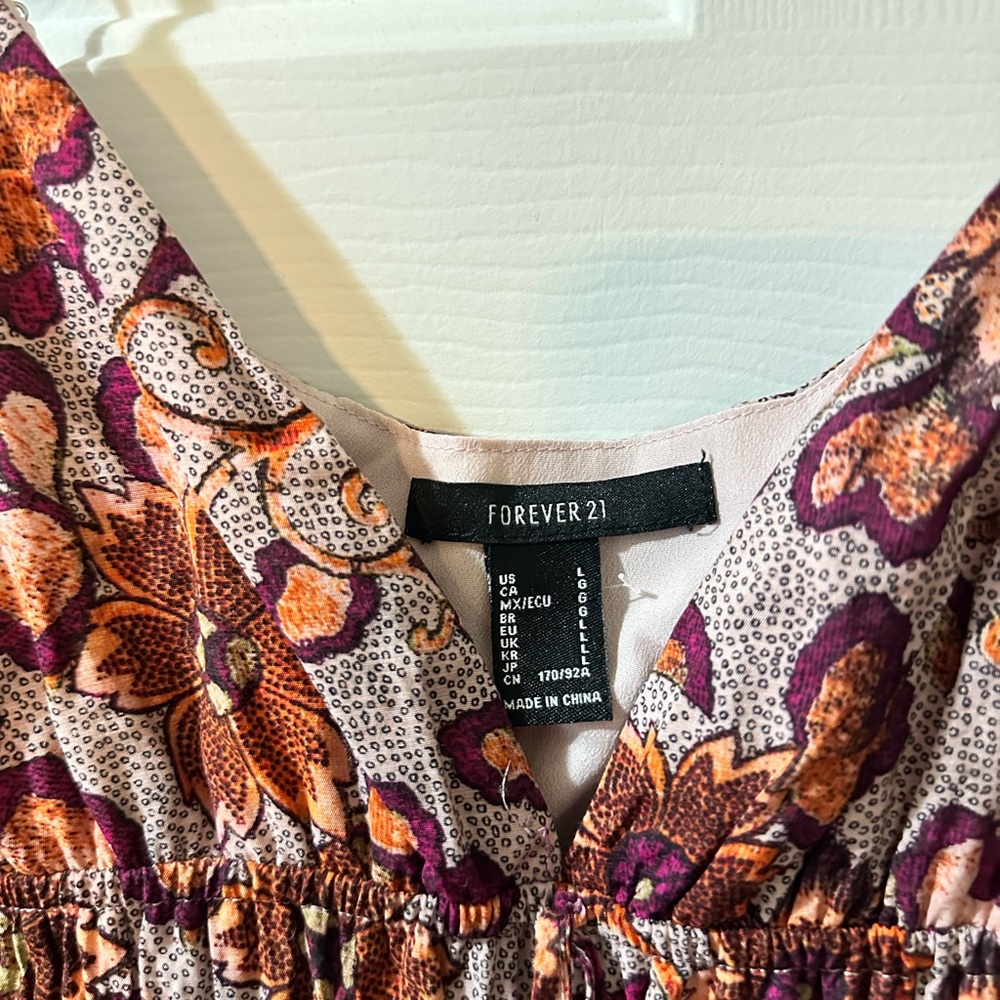 Forever 21 Multicolor Floral Maxi Dress - Picture 3 of 5